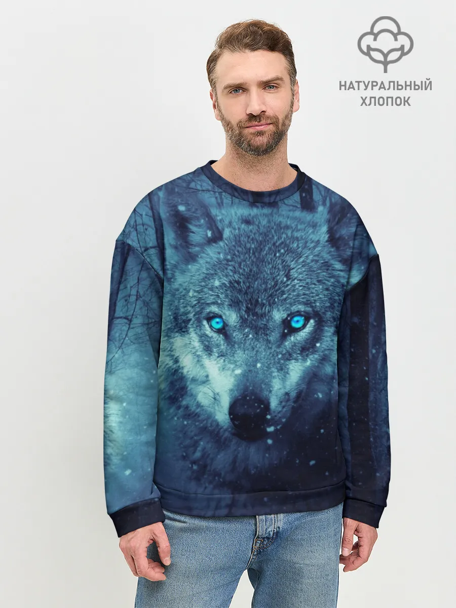 Мужской свитшот базовый / Волк