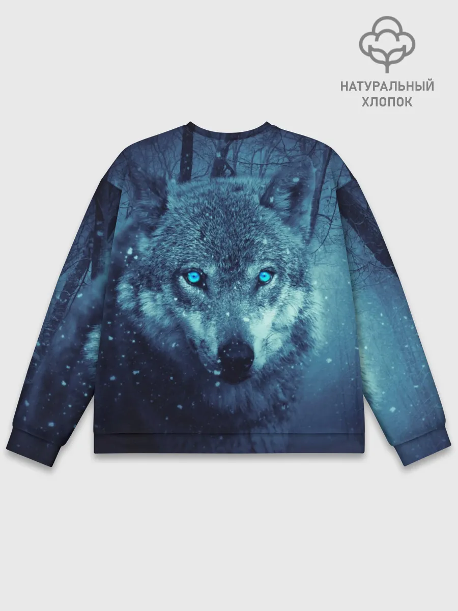 Мужской свитшот базовый / Волк