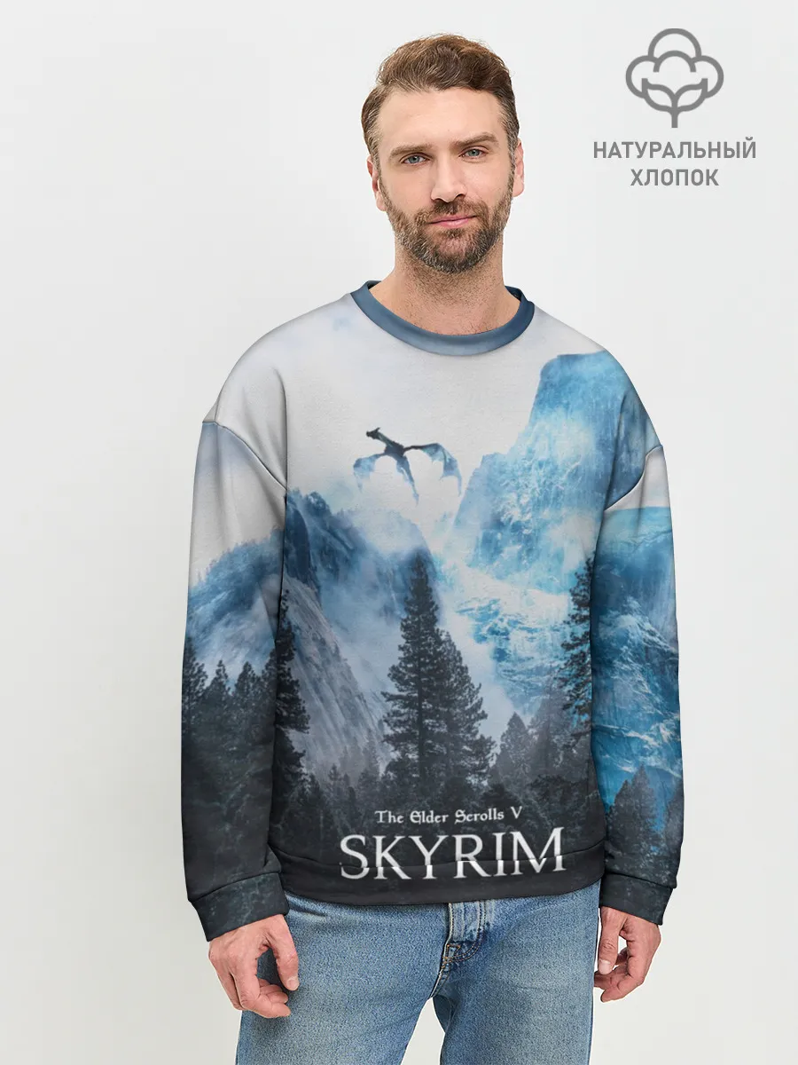 Мужской свитшот базовый / Skyrim