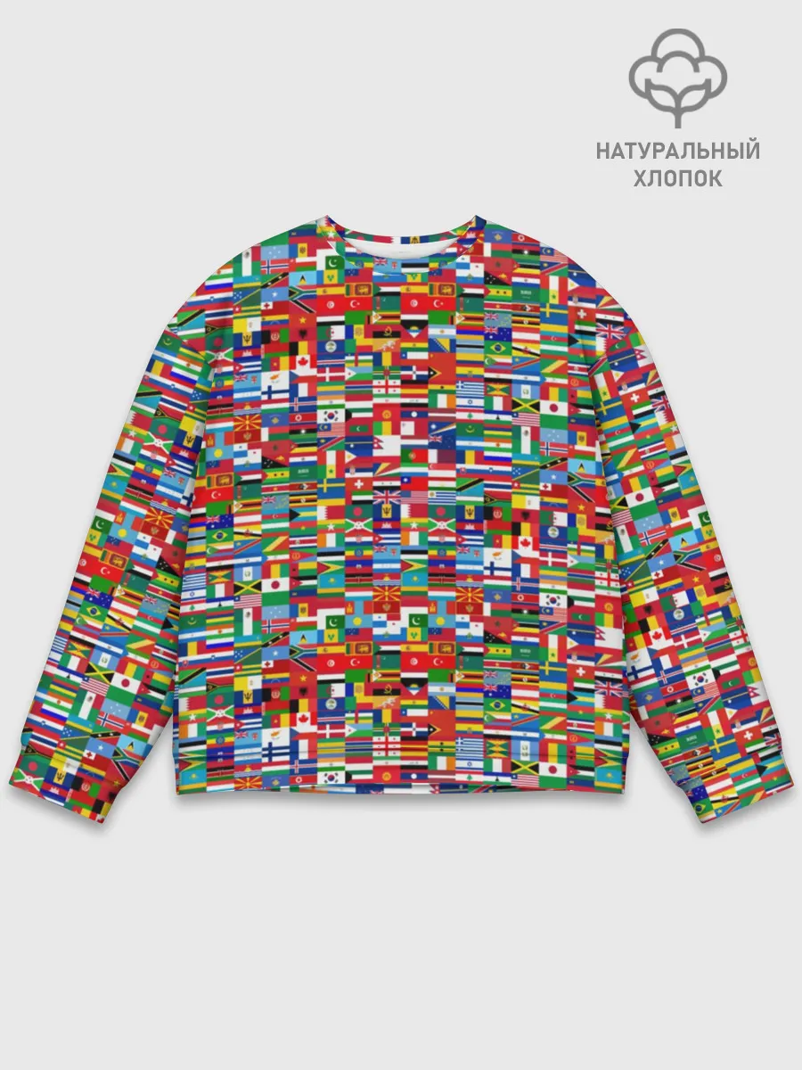 Мужской свитшот базовый / ФЛАГИ
