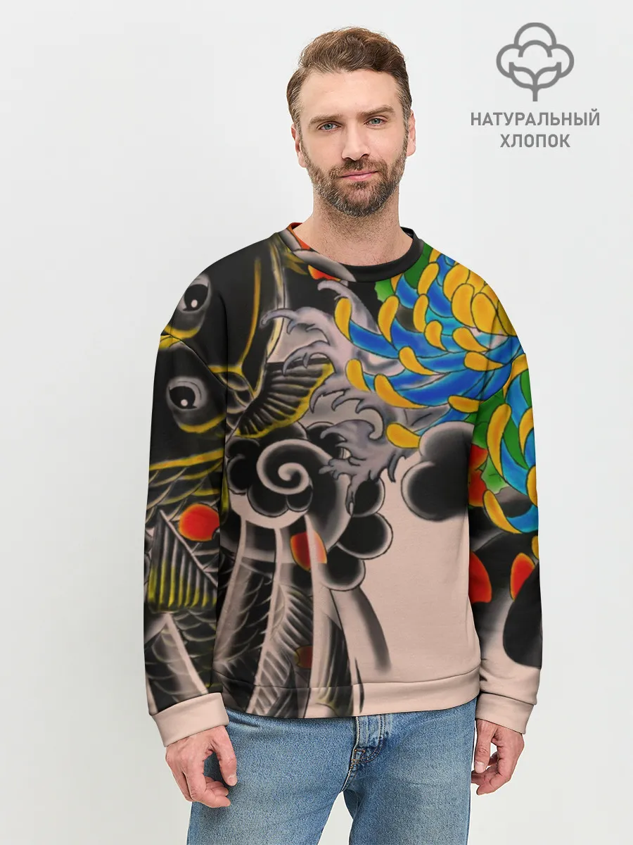 Мужской свитшот базовый / Dsquared tattoo