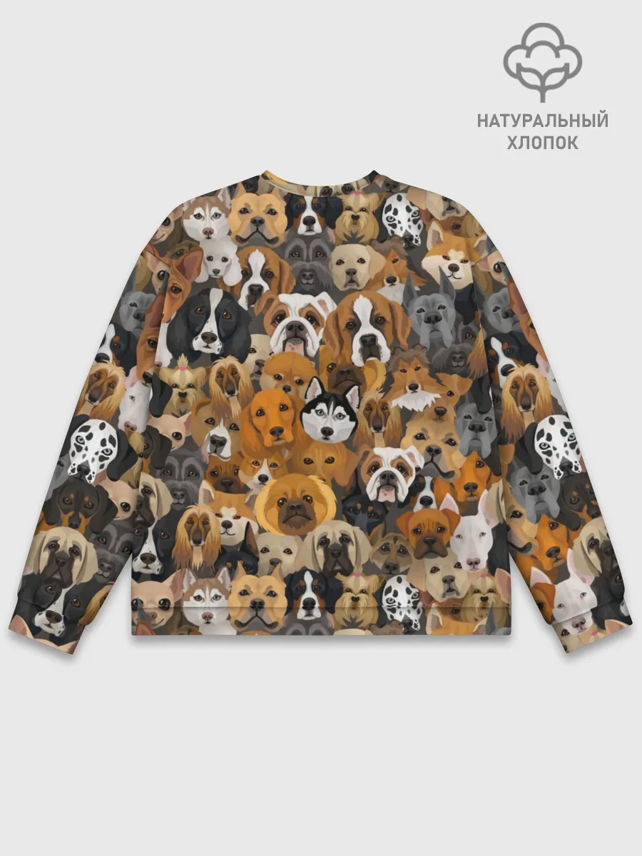 Мужской свитшот базовый / Собаки