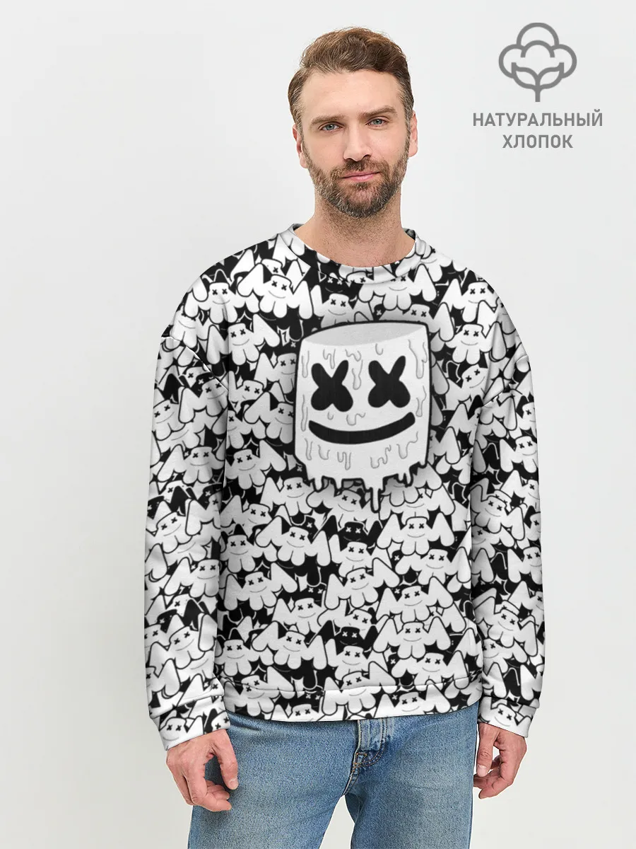 Мужской свитшот базовый / MARSHMELLO