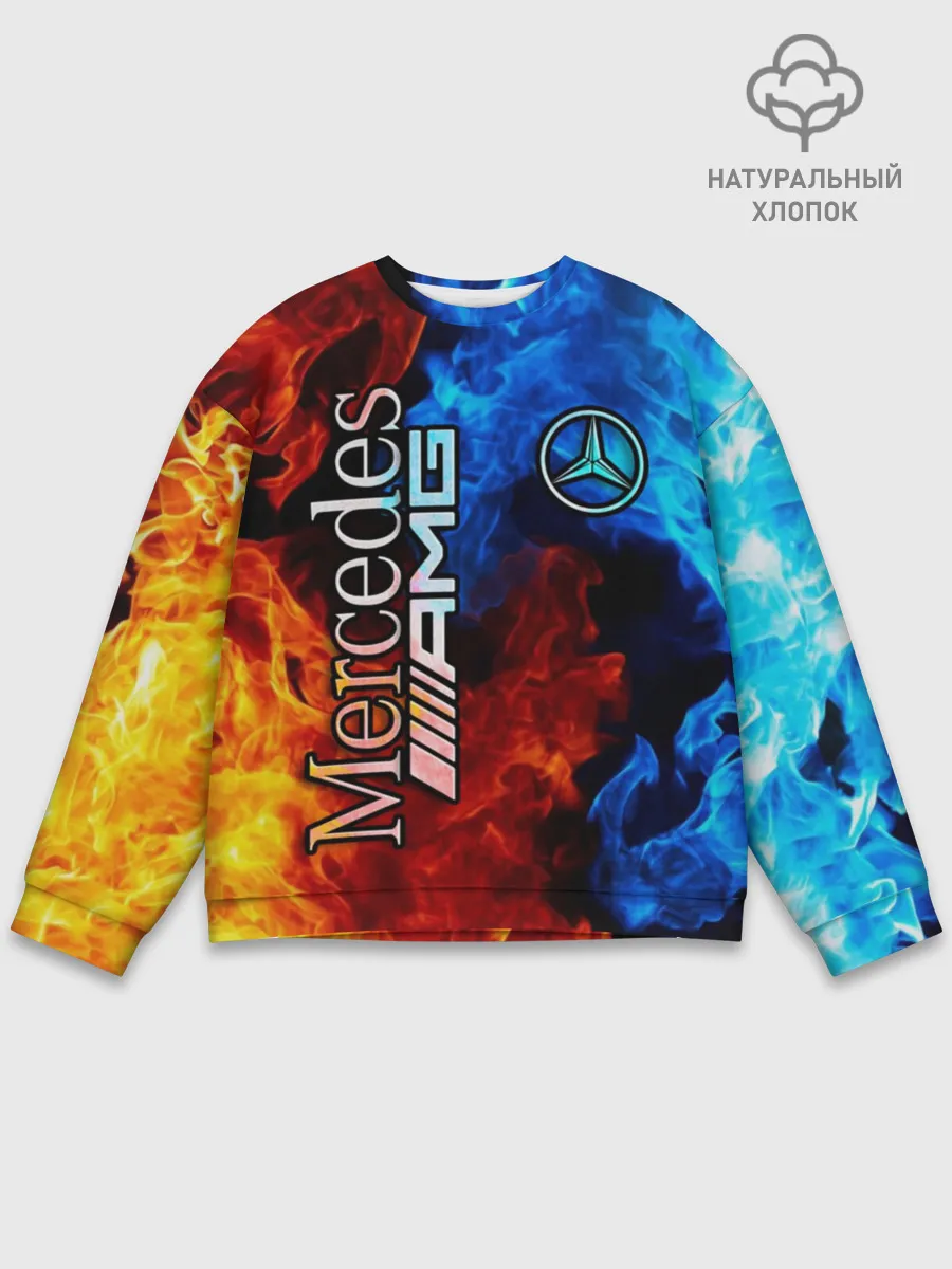 Мужской свитшот базовый / Mercedes