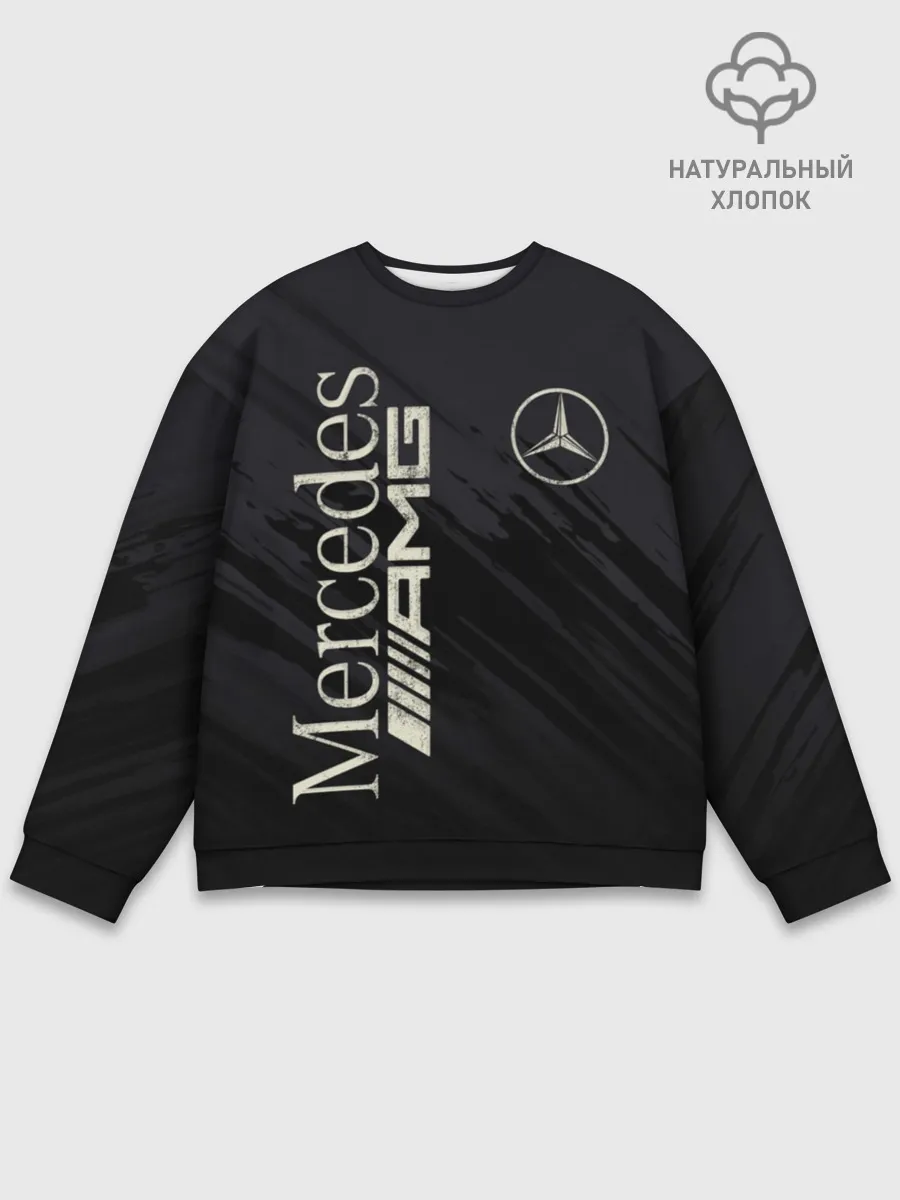 Мужской свитшот базовый / Mercedes