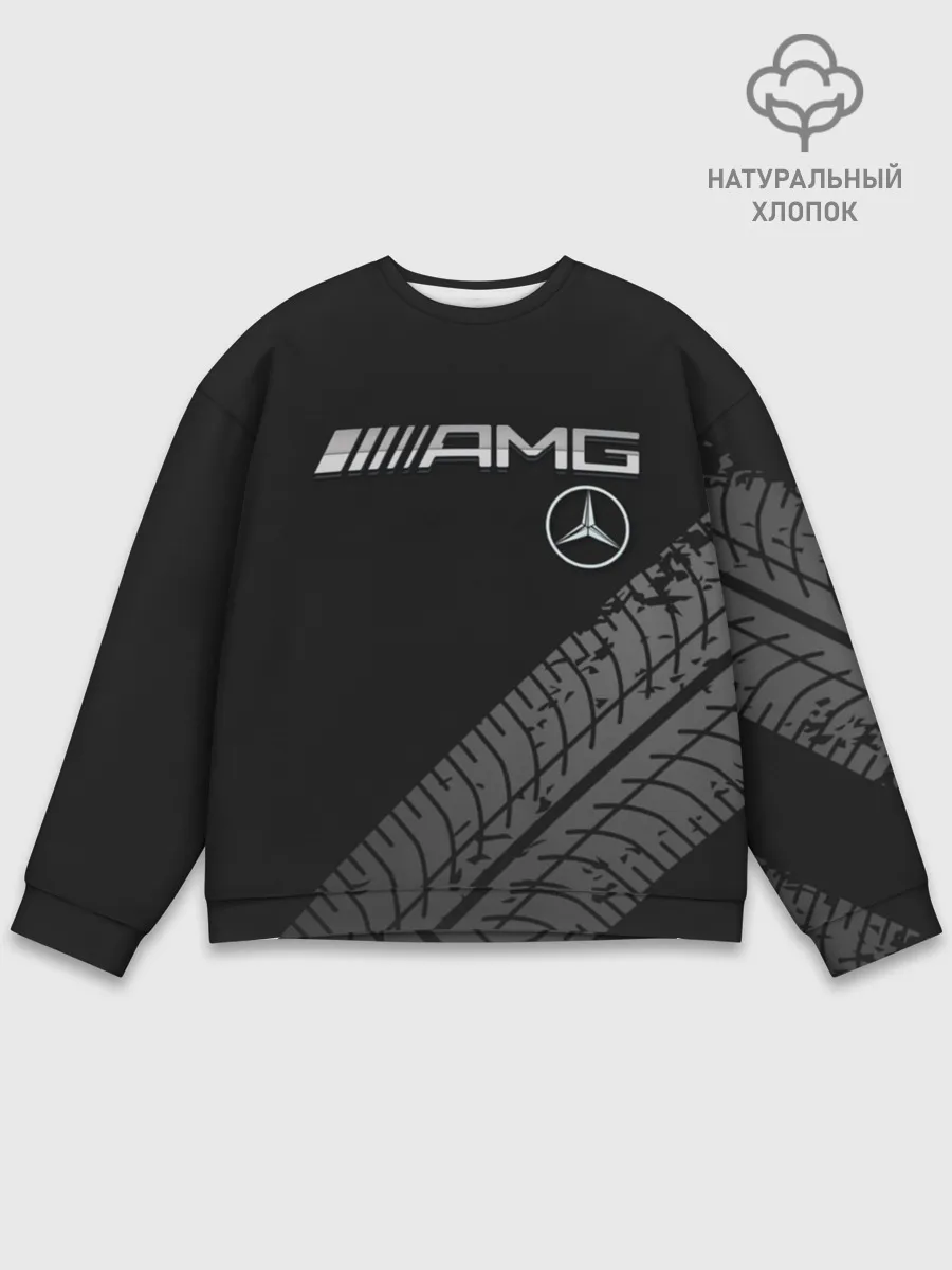 Мужской свитшот базовый / Mercedes