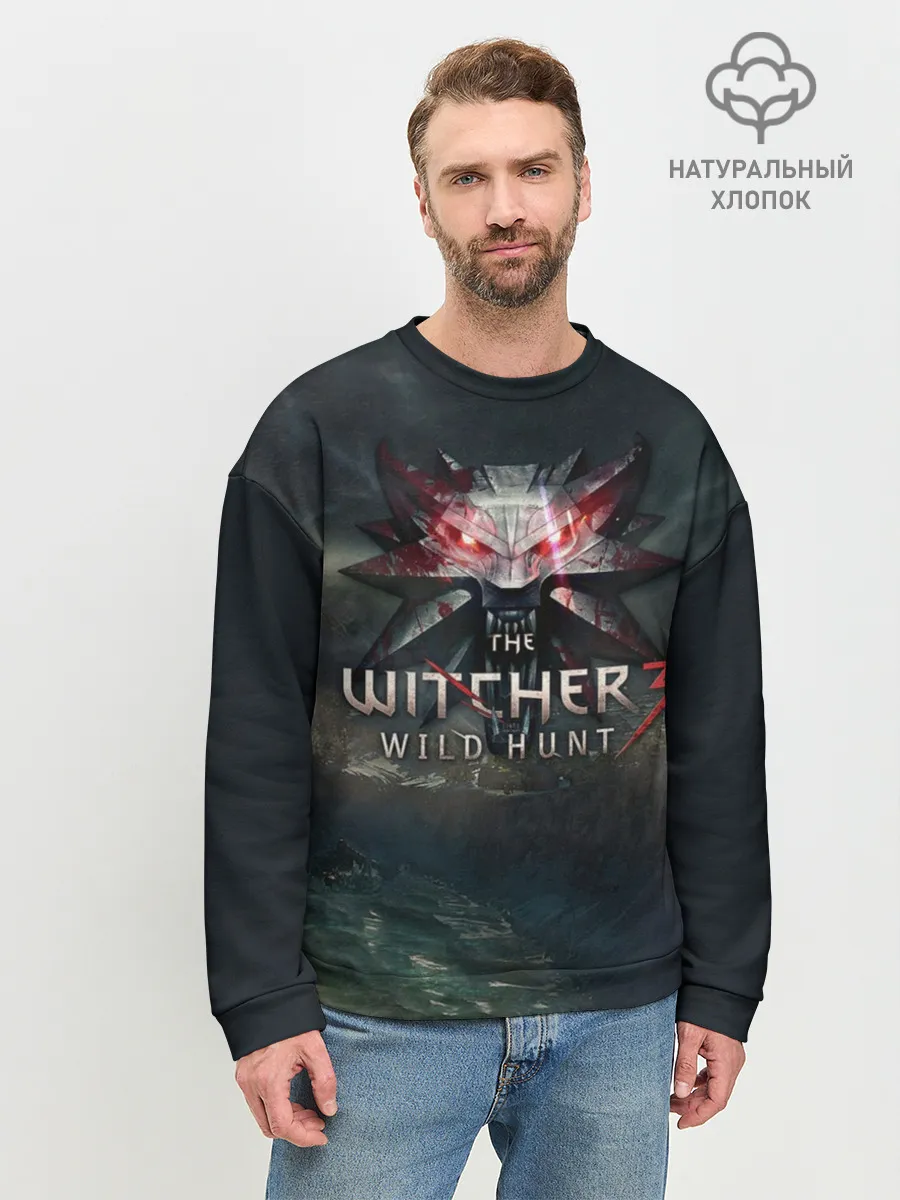 Мужской свитшот базовый / The Witcher 3: Wild Hunt