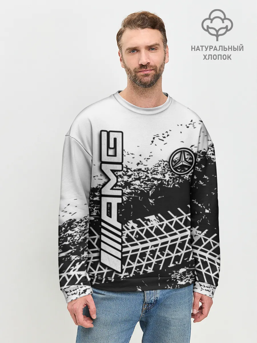 Мужской свитшот базовый / Mercedes