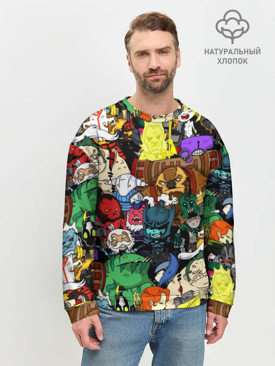 Мужской свитшот базовый / Дота 2