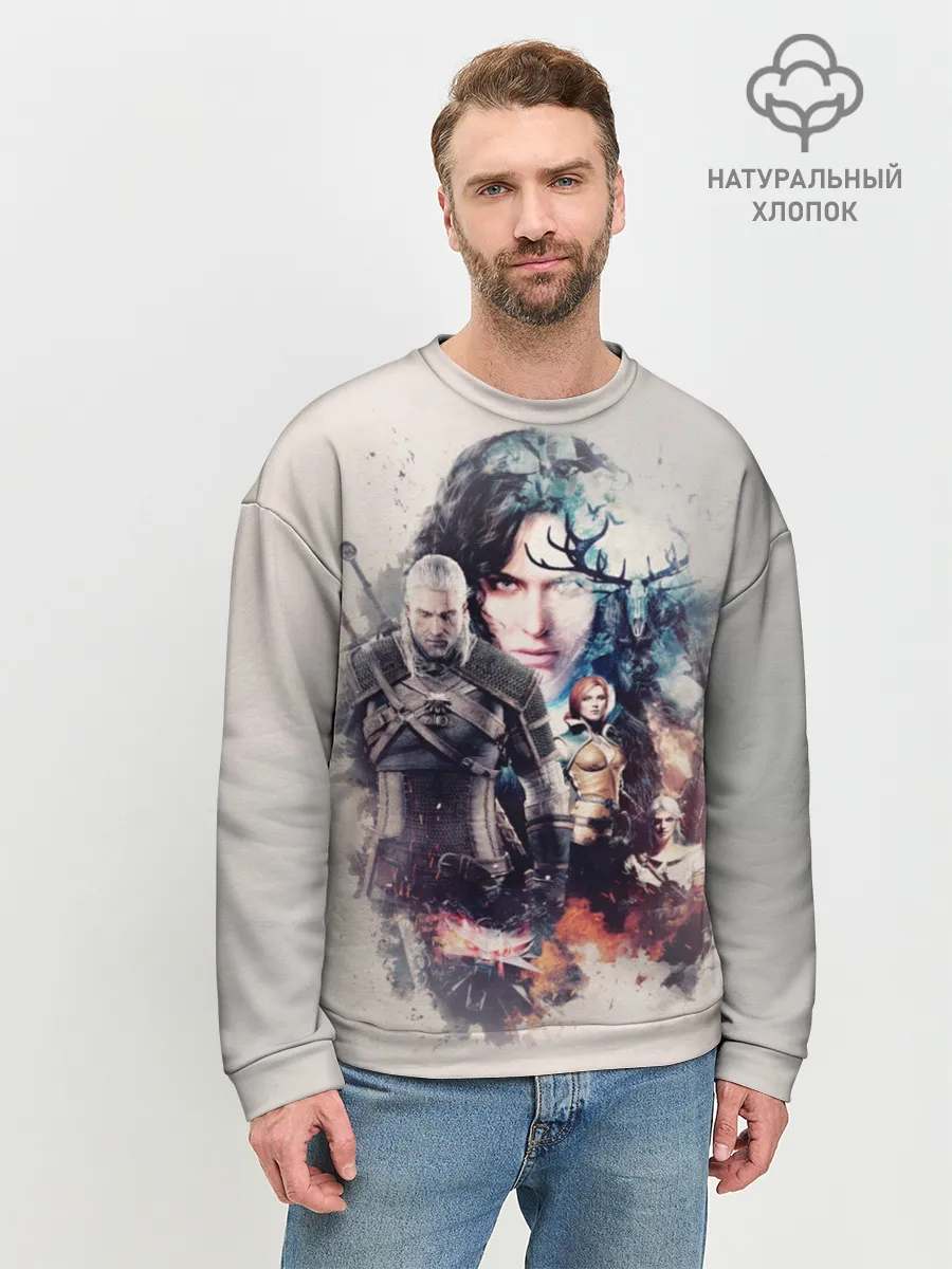 Мужской свитшот базовый / Ведьмак