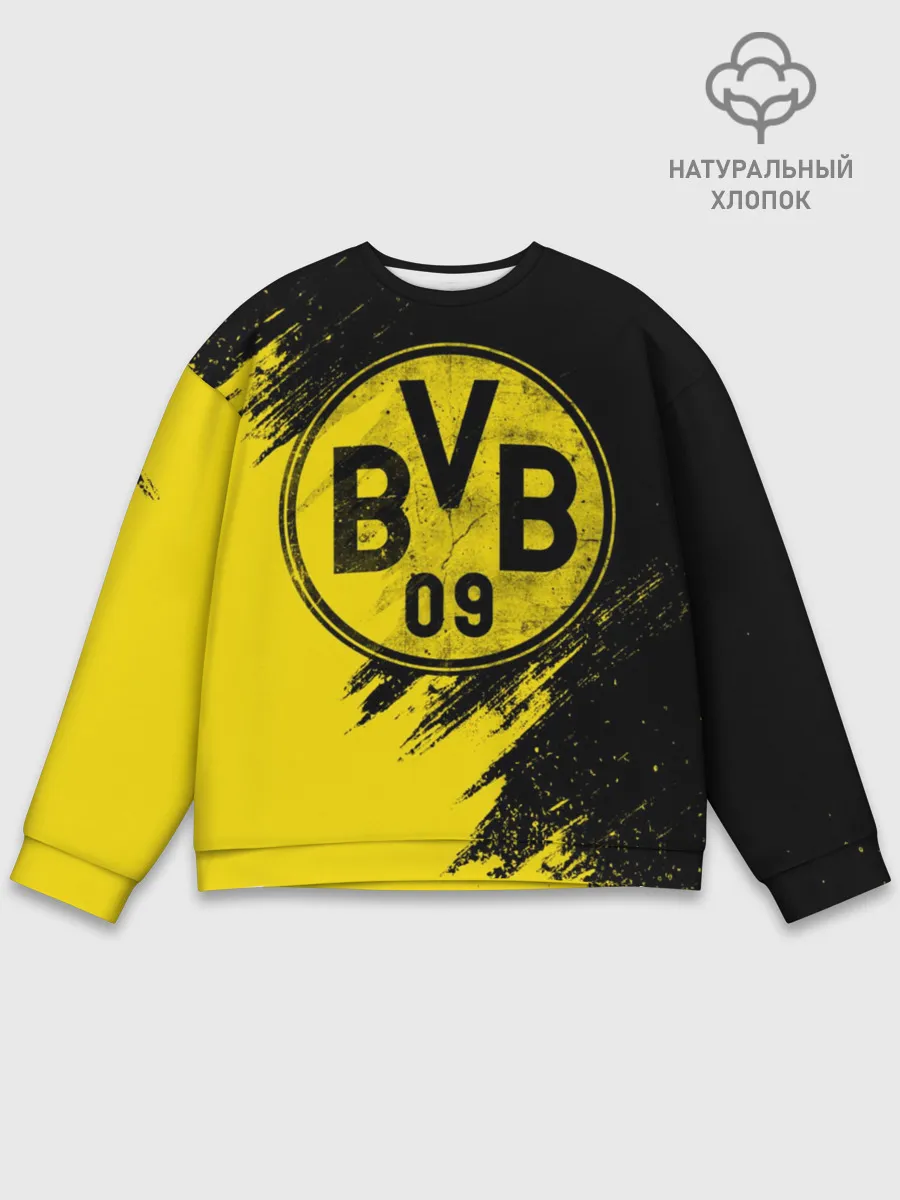 Мужской свитшот базовый / Боруссия Дортмунд