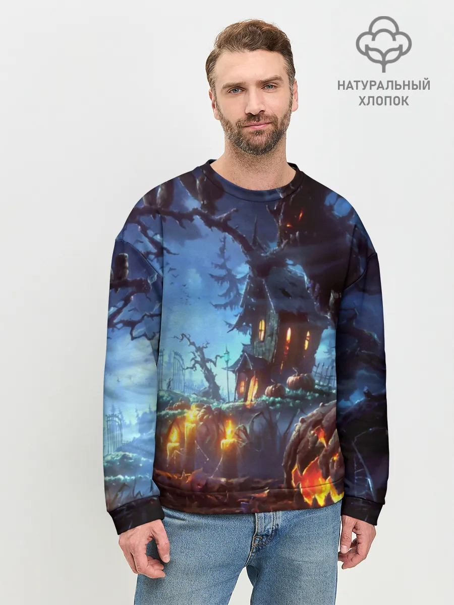 Мужской свитшот базовый / Хэллоуин