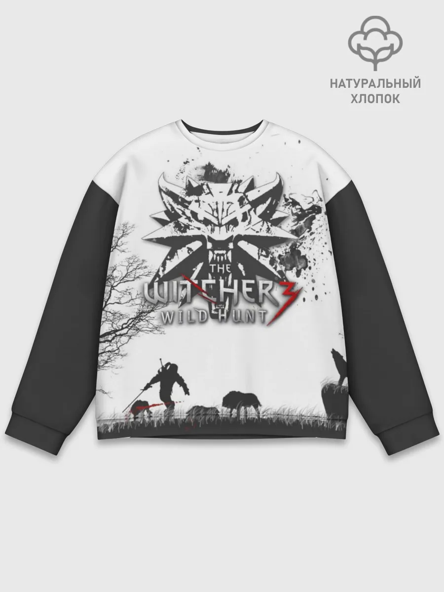 Мужской свитшот базовый / The Witcher 3: Wild Hunt