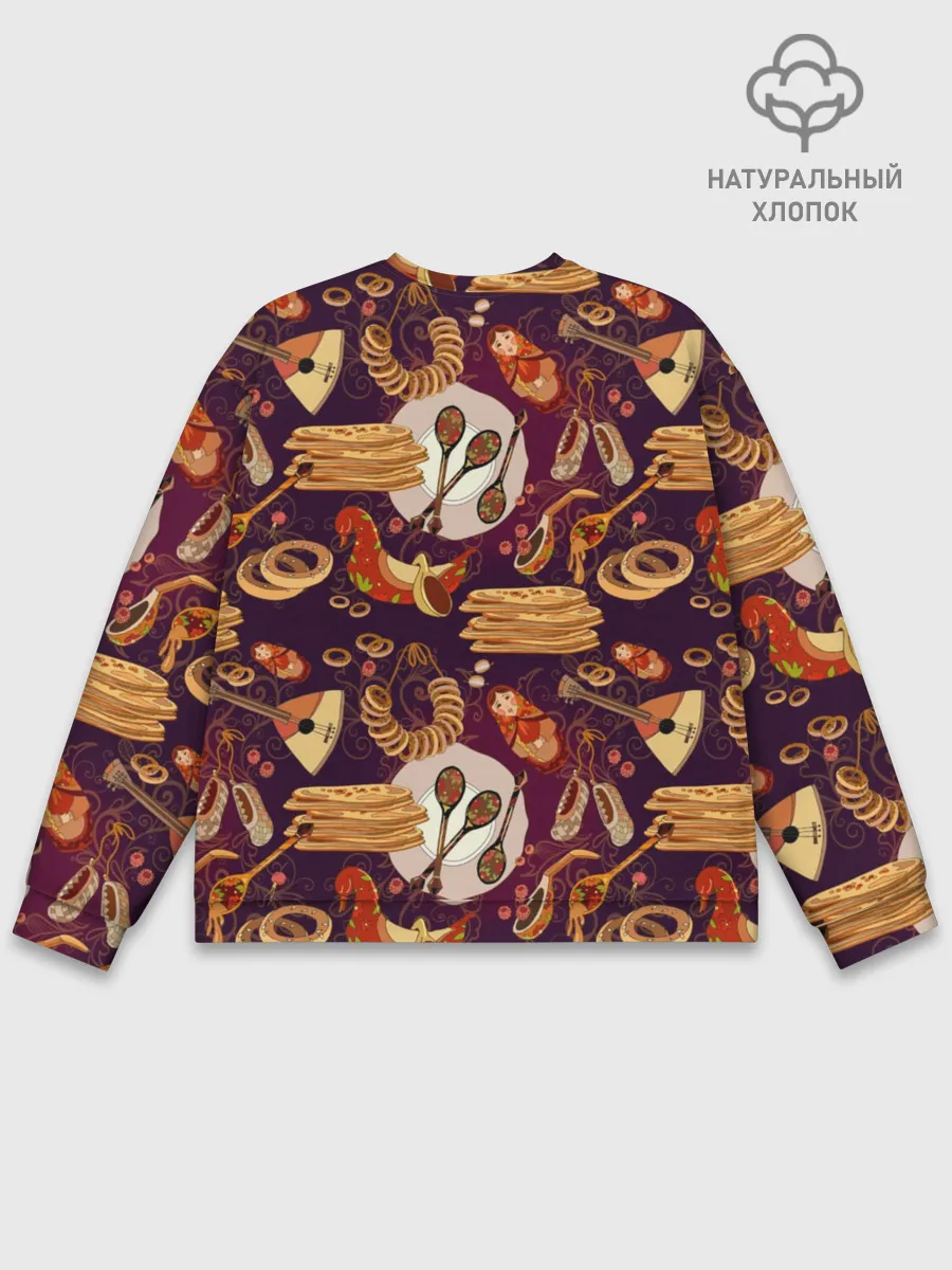 Мужской свитшот базовый / Русские блины