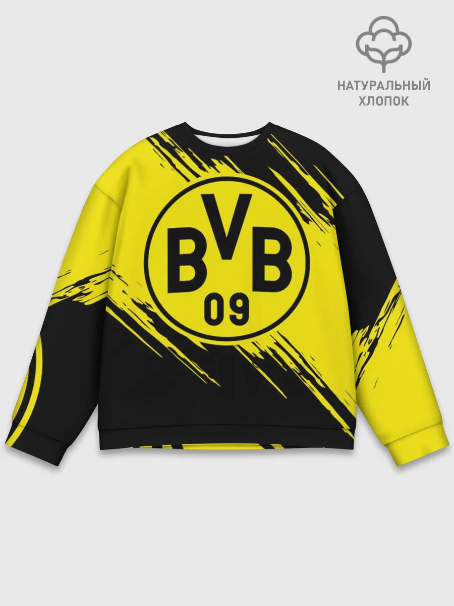 Мужской свитшот базовый / Боруссия Дортмунд