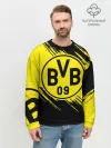 Мужской свитшот базовый / Боруссия Дортмунд