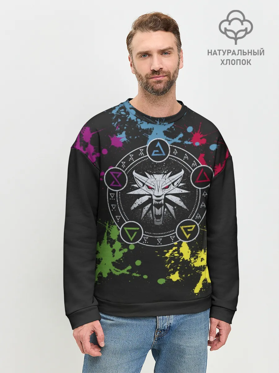 Мужской свитшот базовый / Ведьмак