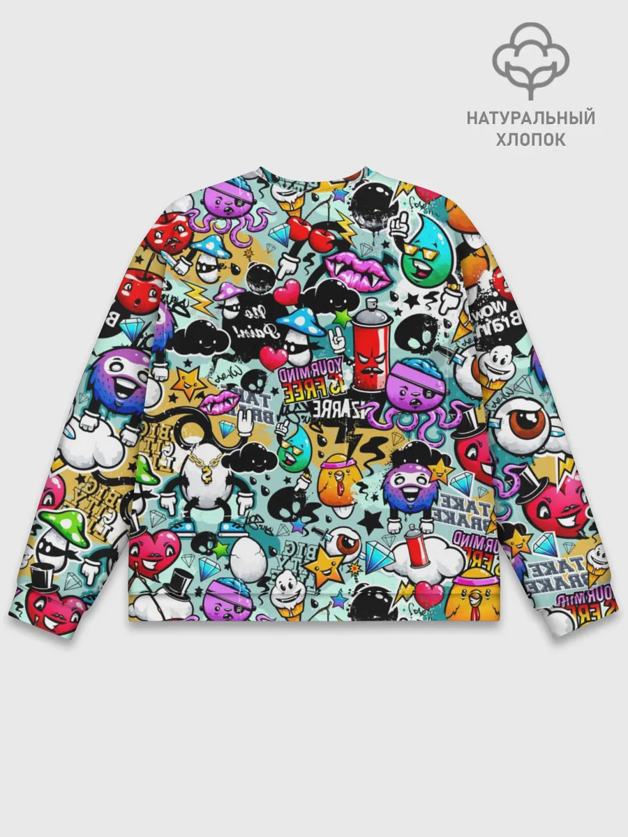 Мужской свитшот базовый / Стикерпак