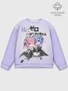Мужской свитшот базовый / Re:Zero. Рем и Рам