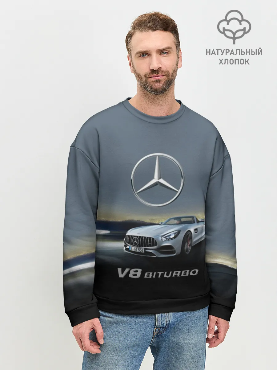 Мужской свитшот базовый / V8 Biturbo
