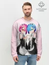 Мужской свитшот базовый / Re:Zero. Рем и Рам