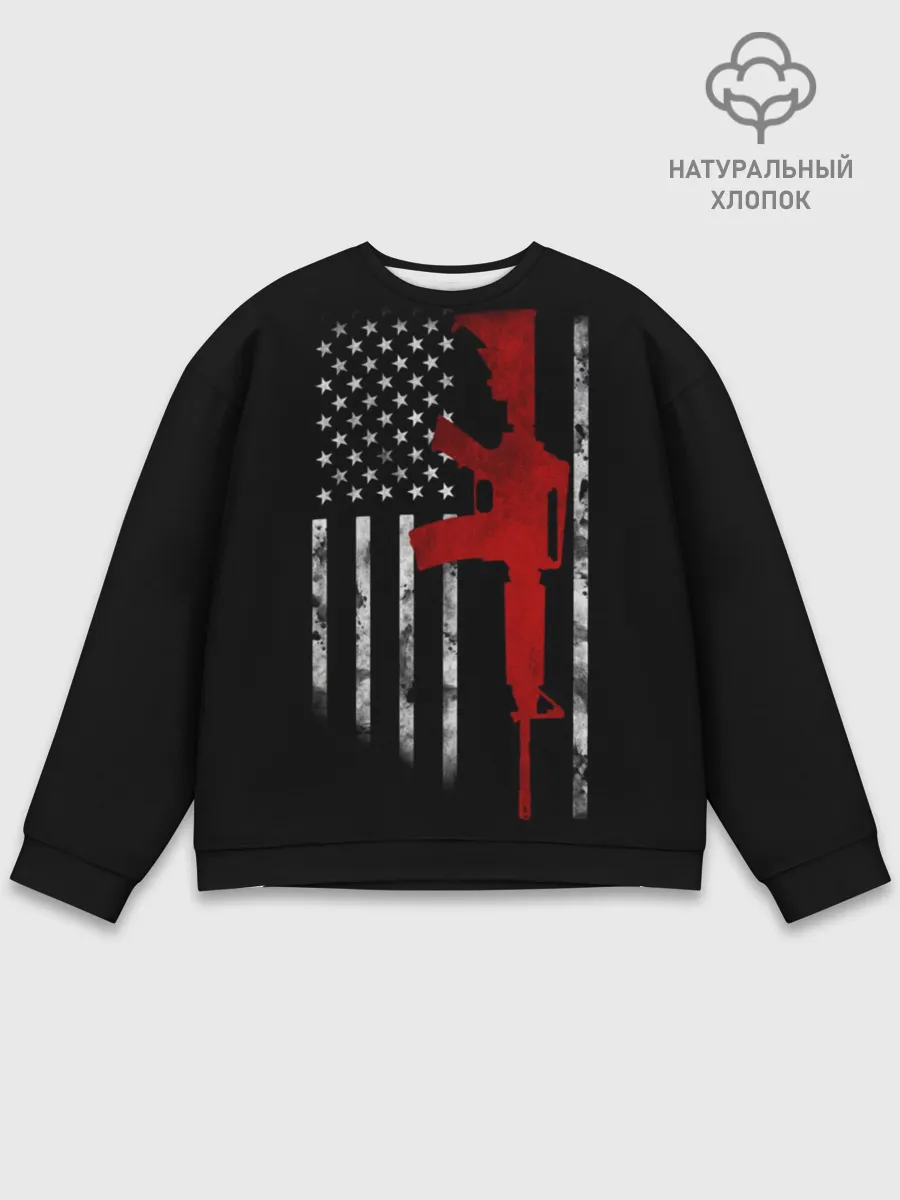 Мужской свитшот базовый / American Patriot