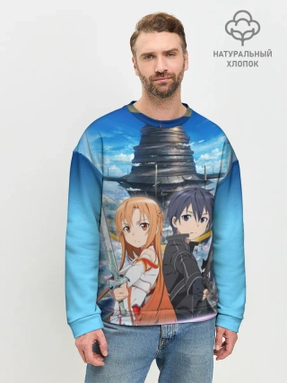 Мужской свитшот базовый / Мастера меча онлайн