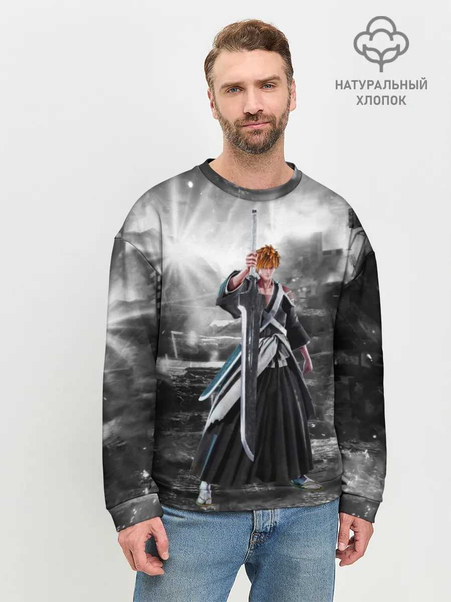 Мужской свитшот базовый / Jump Force - Ichigo Kurosaki