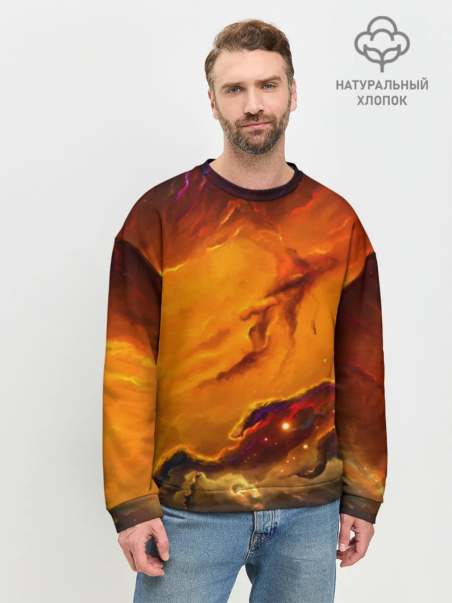 Мужской свитшот базовый / Космос