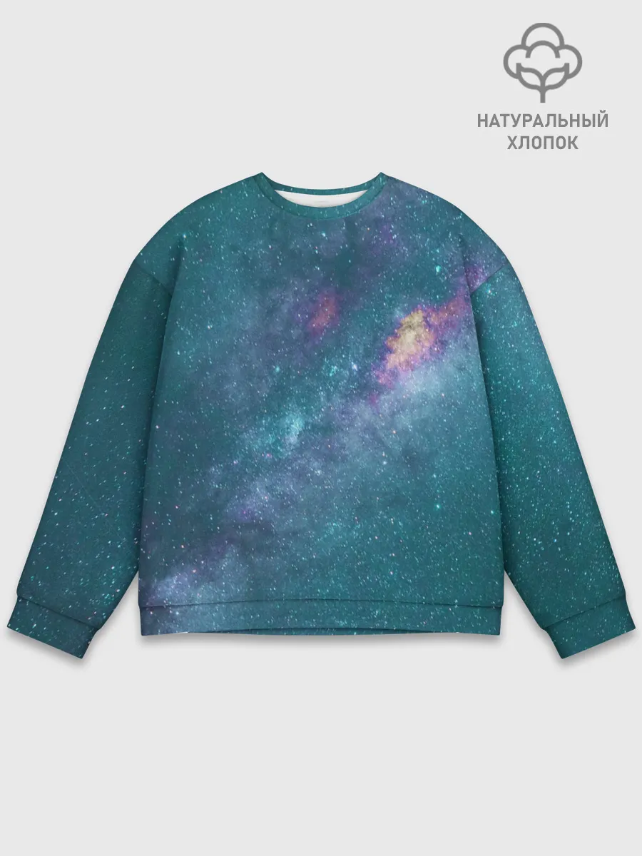 Мужской свитшот базовый / Млечный путь