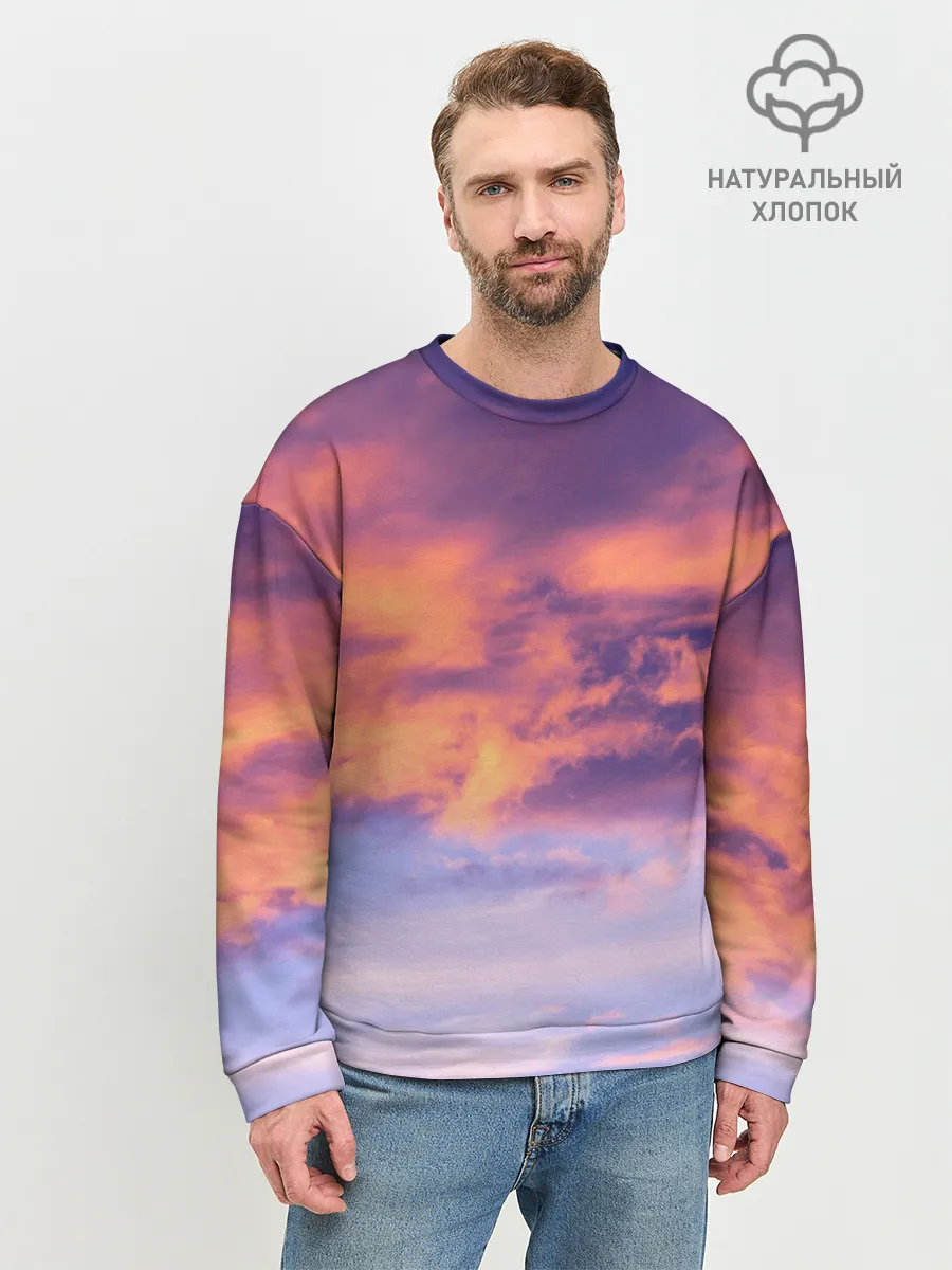 Мужской свитшот базовый / В небе