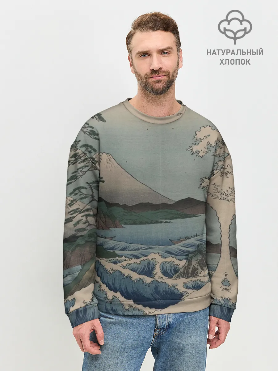 Мужской свитшот базовый / Утагава Хиросигэ