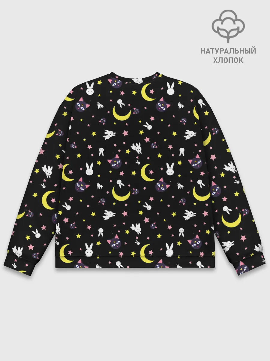 Мужской свитшот базовый / Sailor Moon Pattern