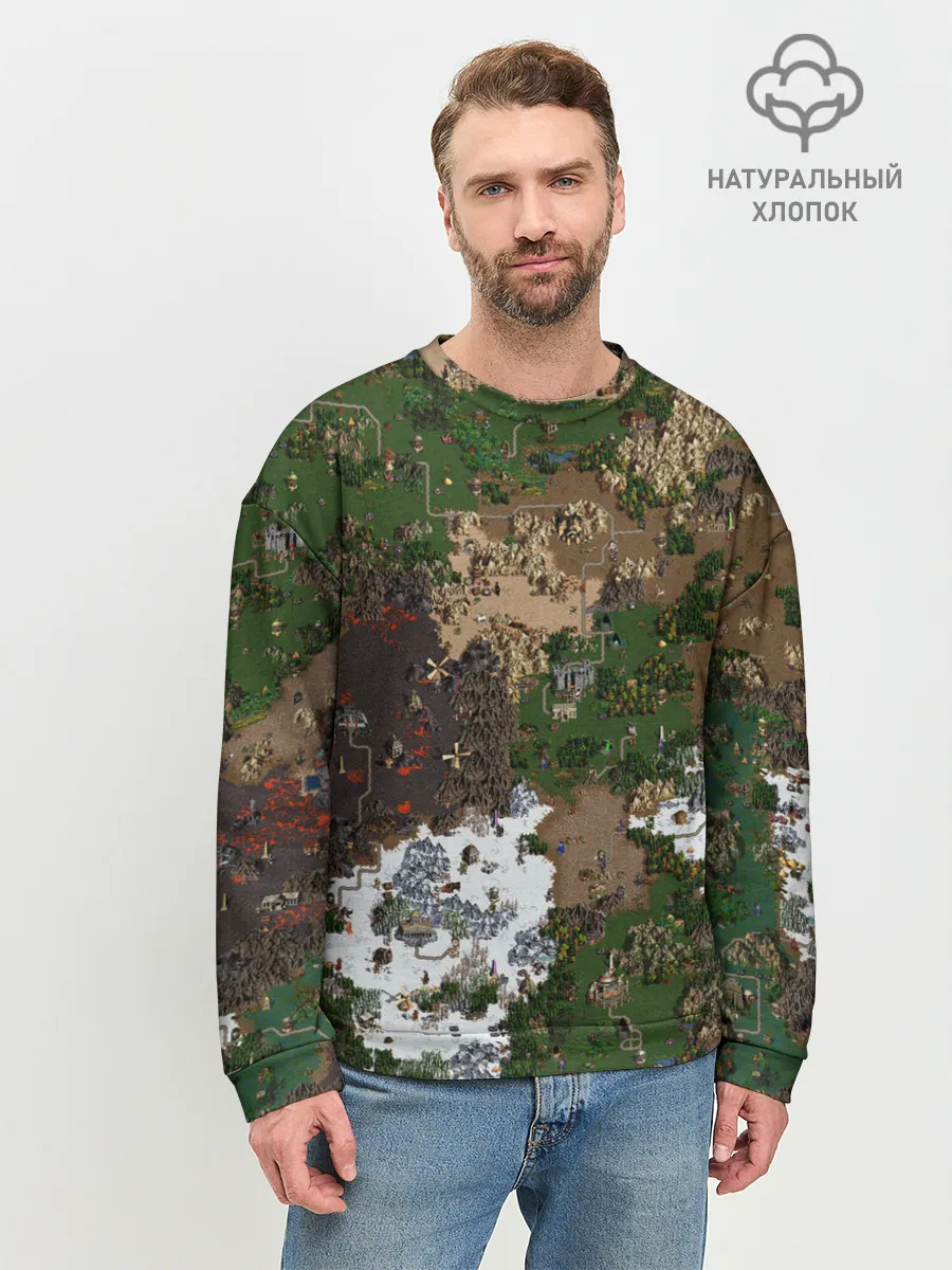 Мужской свитшот базовый / Heroes III New Map