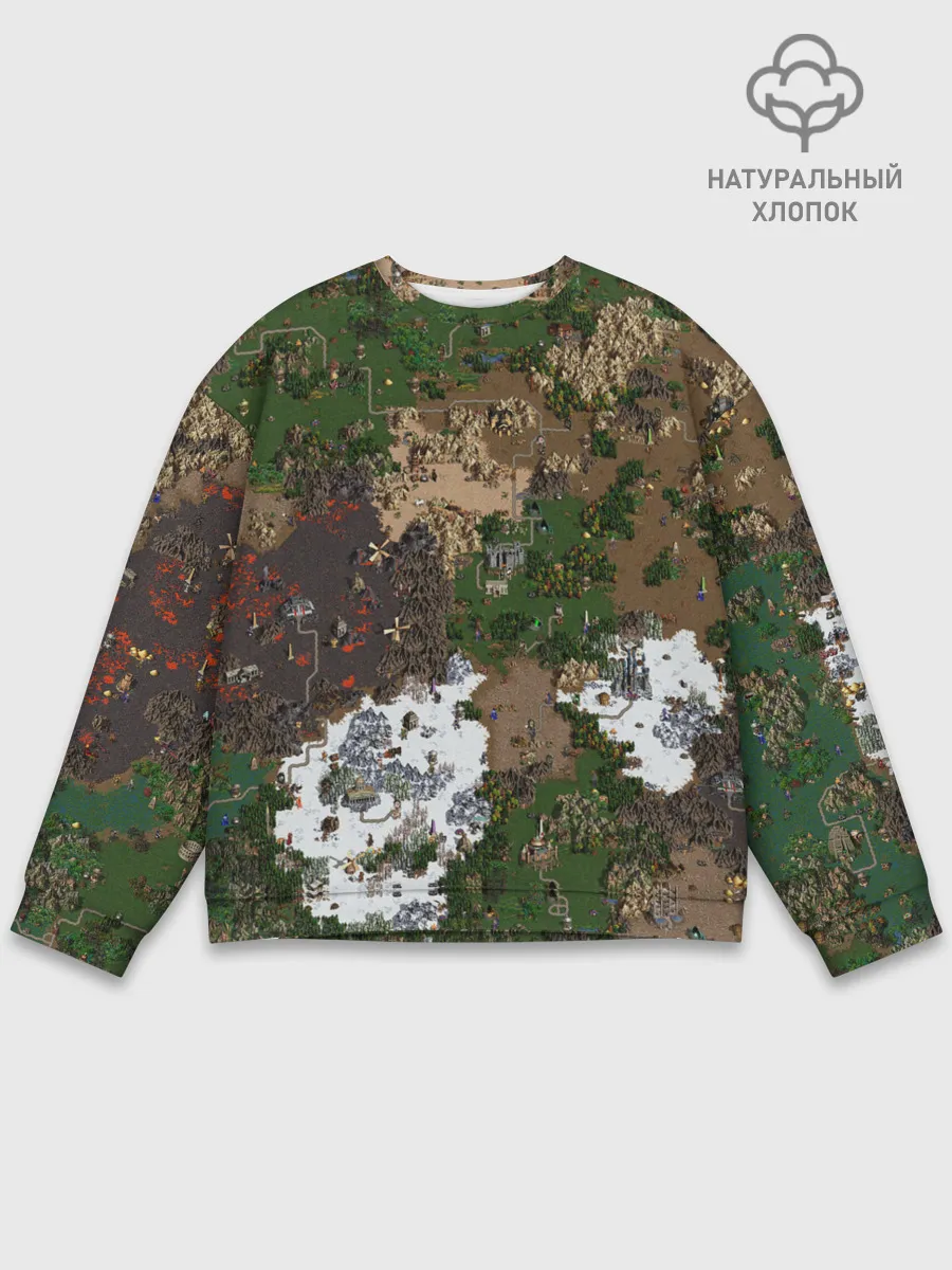 Мужской свитшот базовый / Heroes III New Map