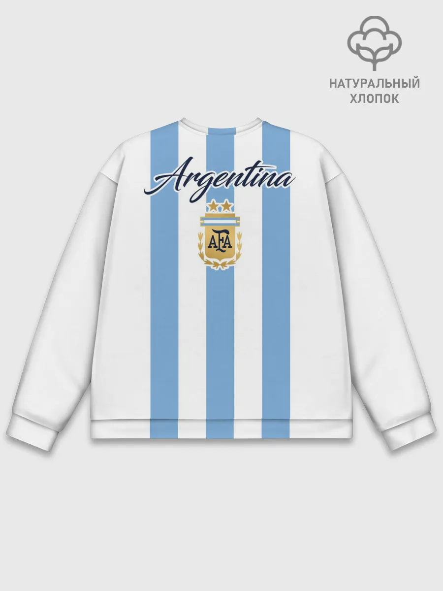 Мужской свитшот базовый / Сборная Аргентины