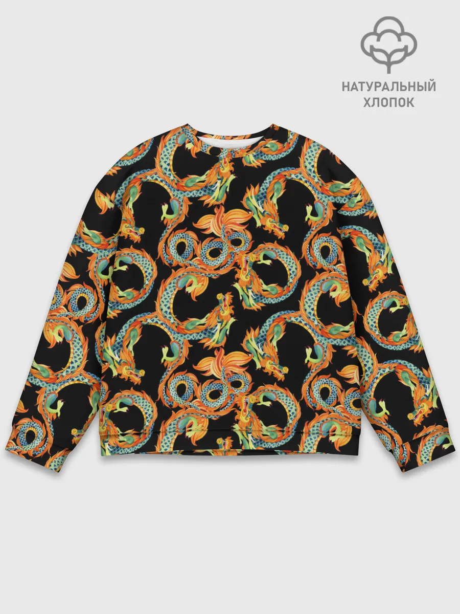 Мужской свитшот базовый / Драконы