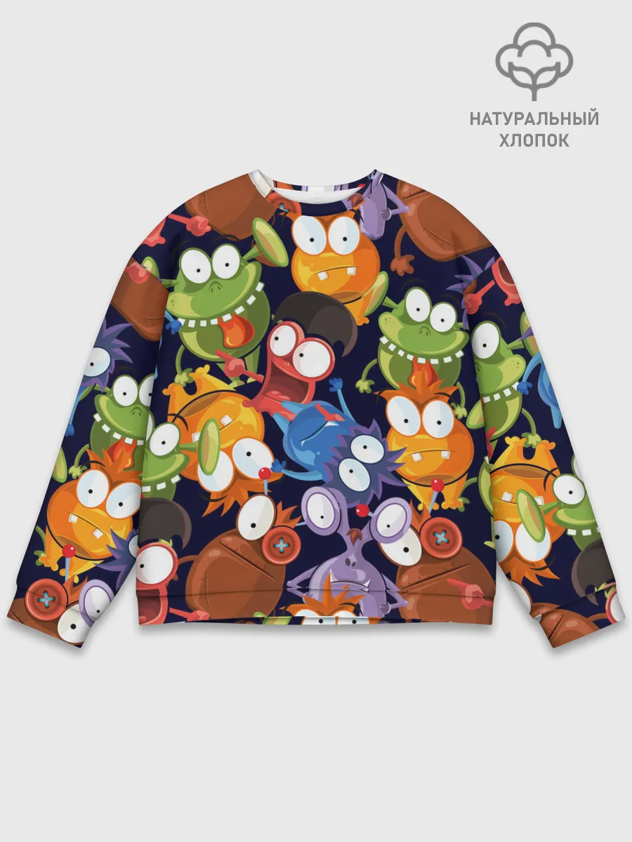 Мужской свитшот базовый / Пучеглазые монстры