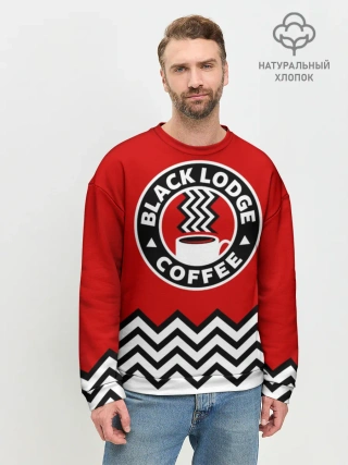 Мужской свитшот базовый / Твин Пикс