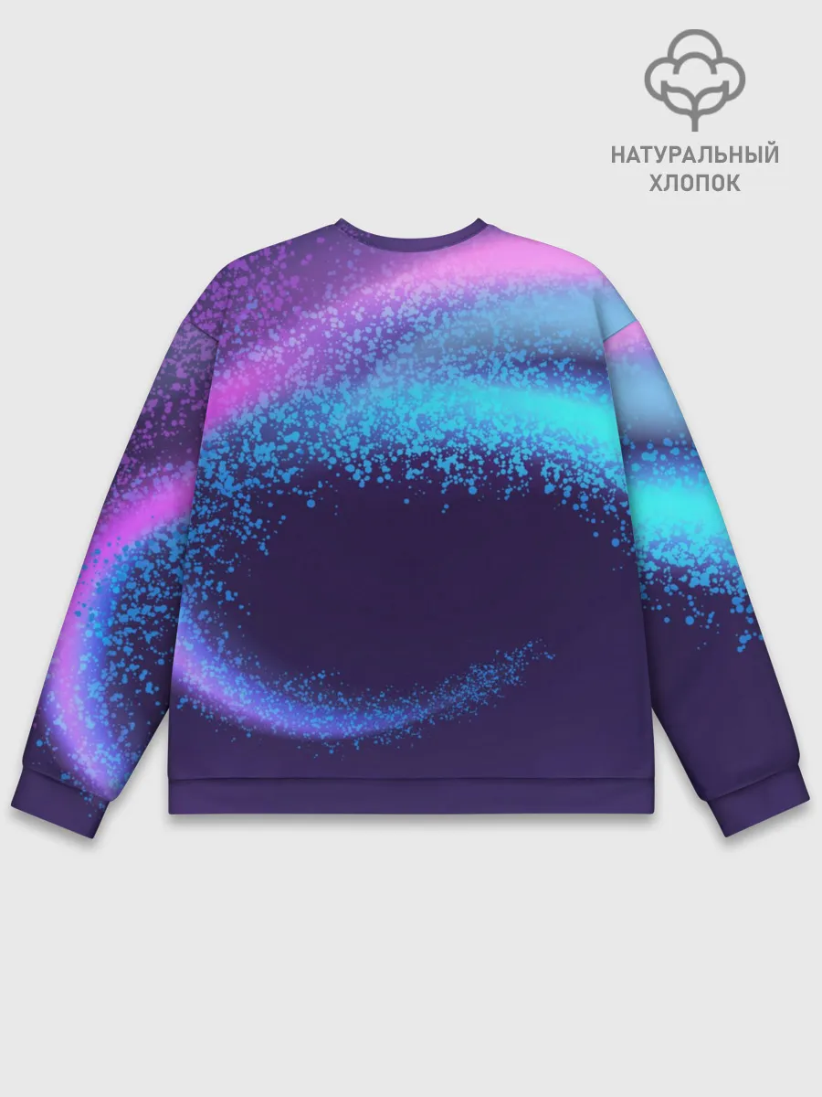 Мужской свитшот базовый / Стильная сова