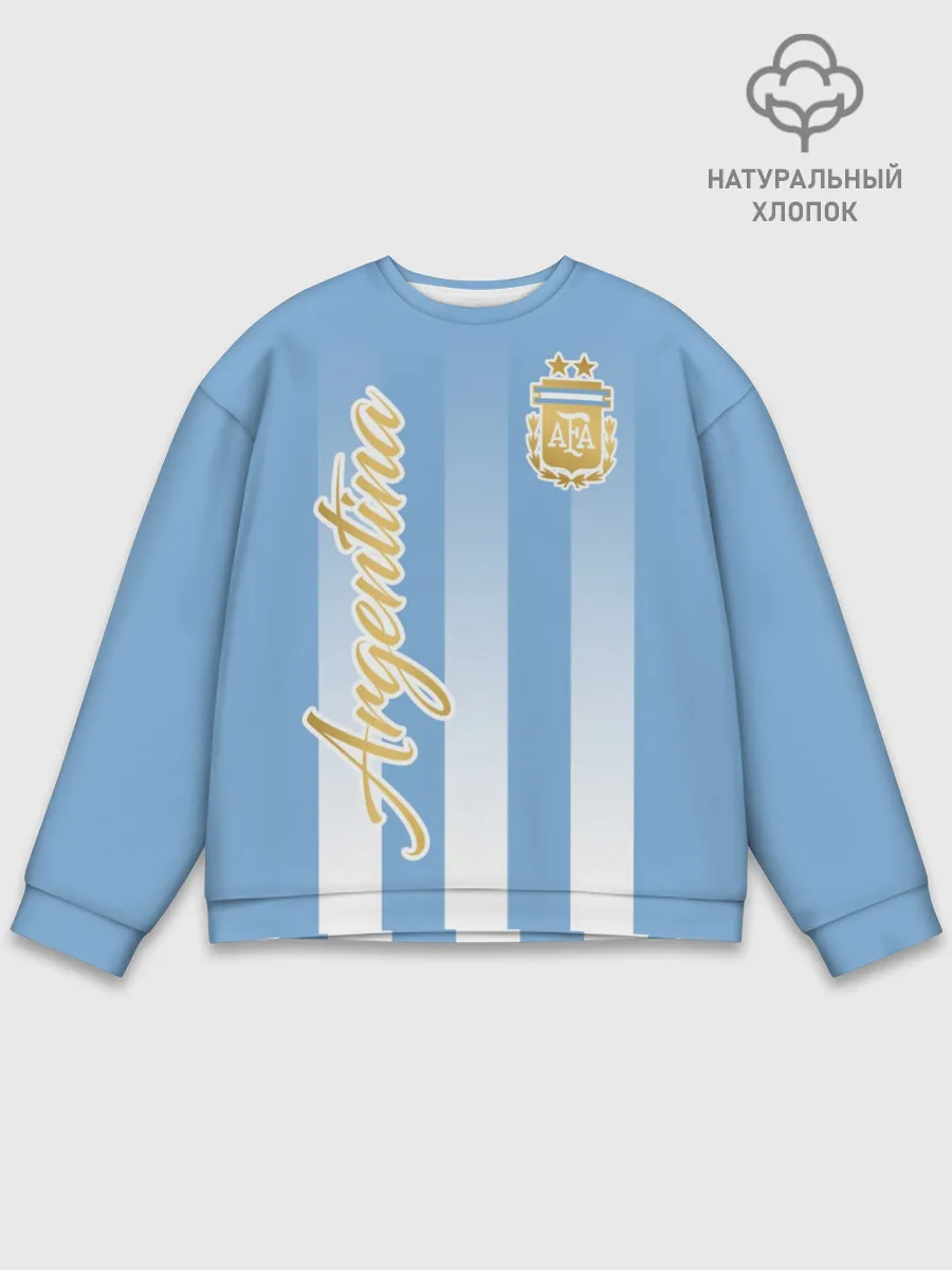 Мужской свитшот базовый / Сборная Аргентины