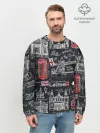 Мужской свитшот базовый / Лондон