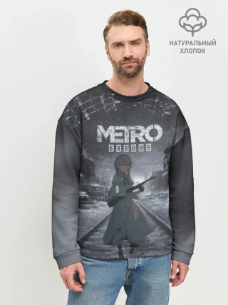 Мужской свитшот базовый / Metro Exodus Аниме