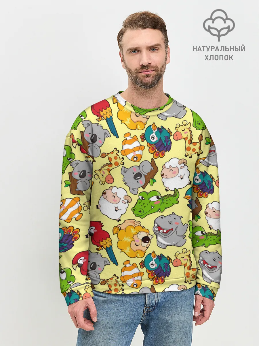 Мужской свитшот базовый / Зоопарк