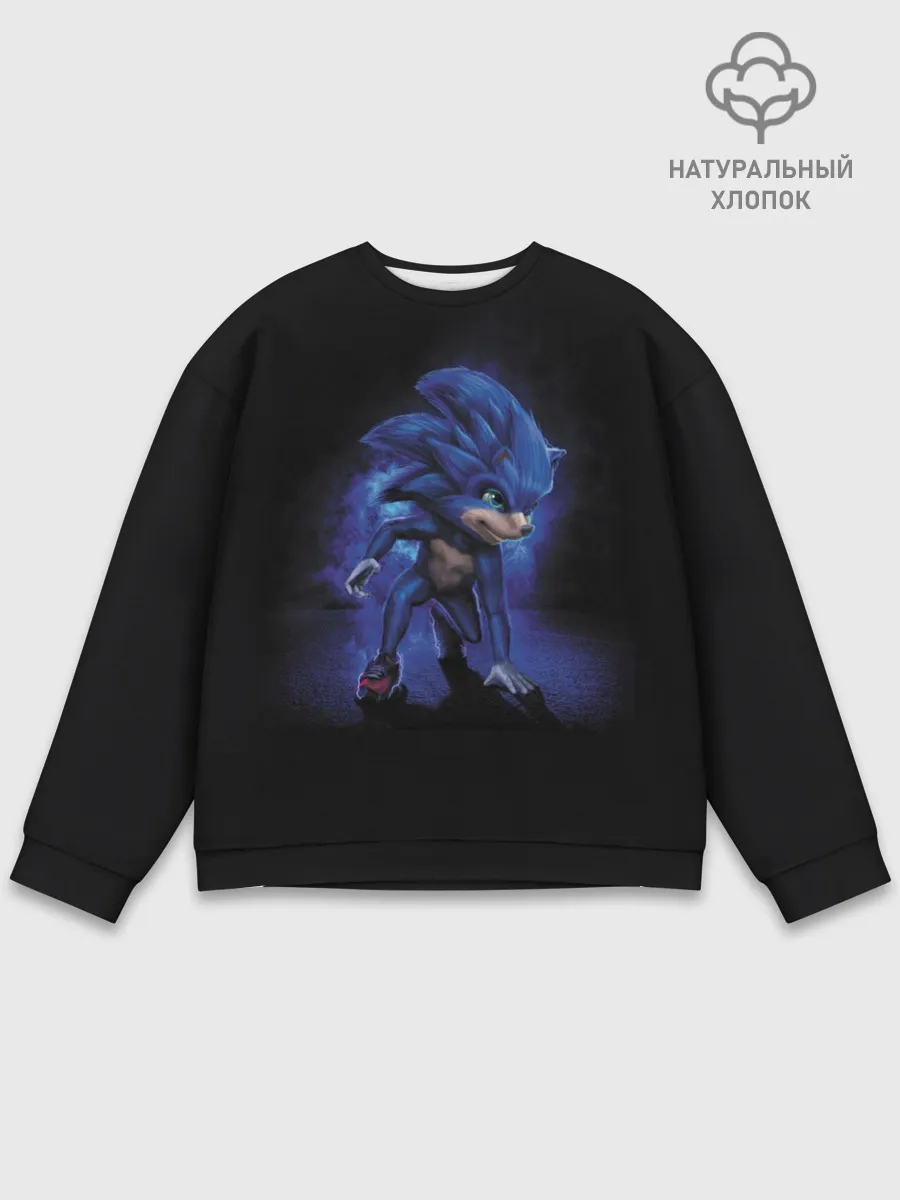 Мужской свитшот базовый / Соник