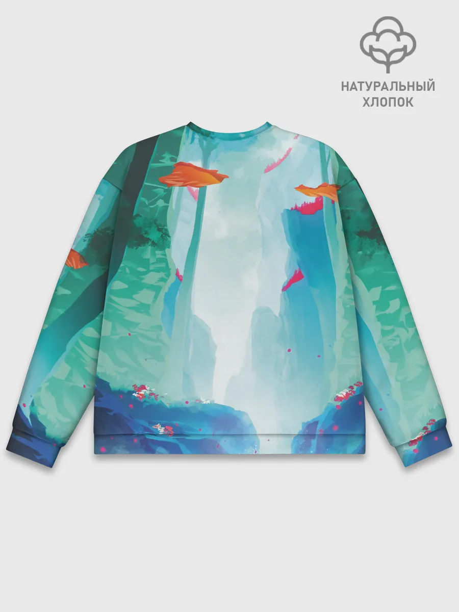 Мужской свитшот базовый / Ежик Соник