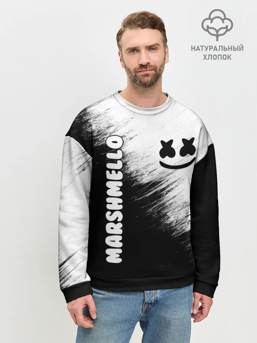 Мужской свитшот базовый / Marshmello 3