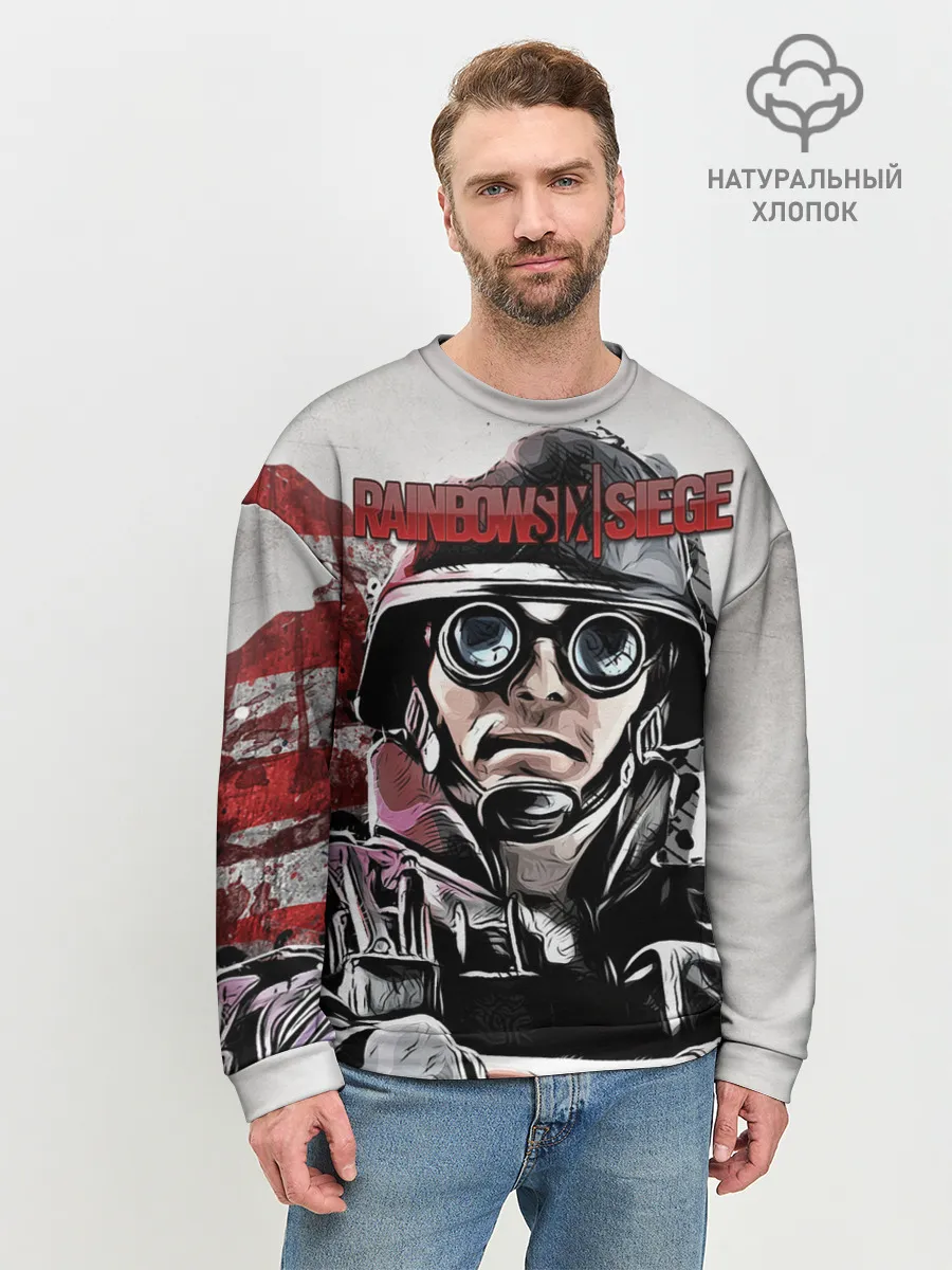 Мужской свитшот базовый / Rainbow Six: Siege