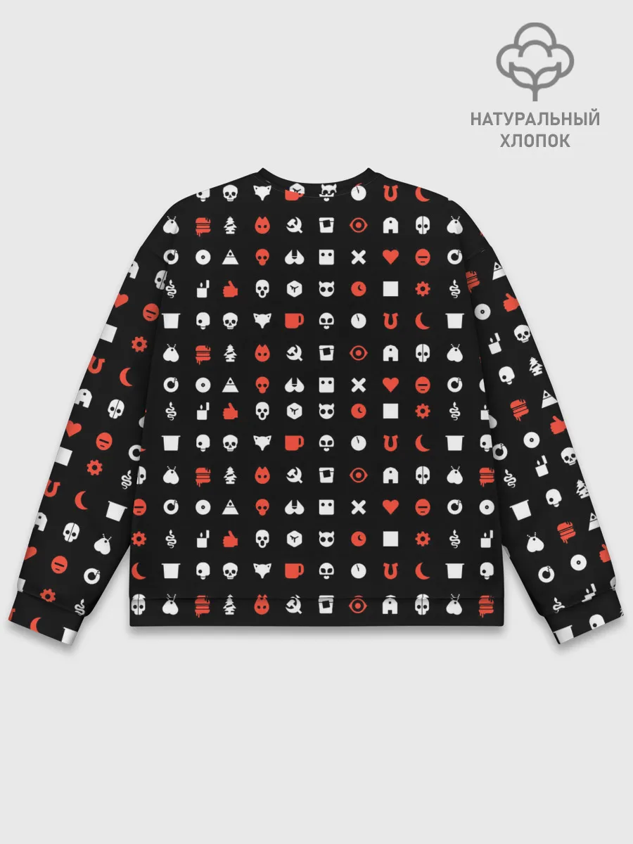 Мужской свитшот базовый / Любовь, смерть и роботы