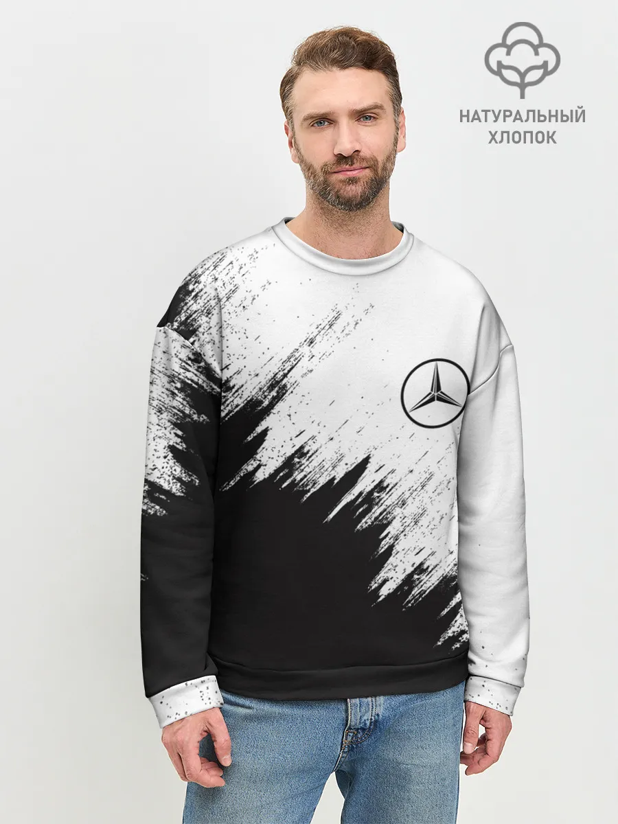 Мужской свитшот базовый / Mercedes